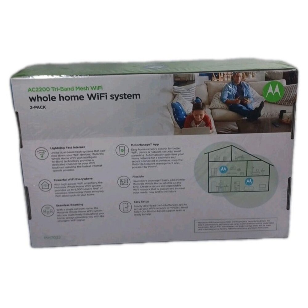 Motorola White Wireless Router Mesh System - Picture 6 of 8